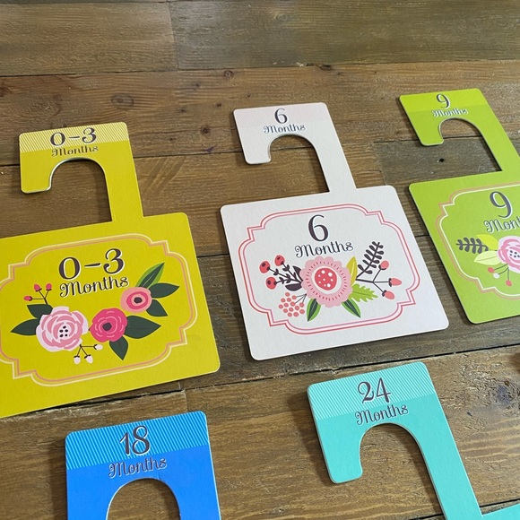 Closet dividers / markers for baby / toddler girl - Picture 3 of 7